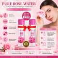 Pure Rose Water | Natural Skin Toner for Hydrated & Glowing Skin