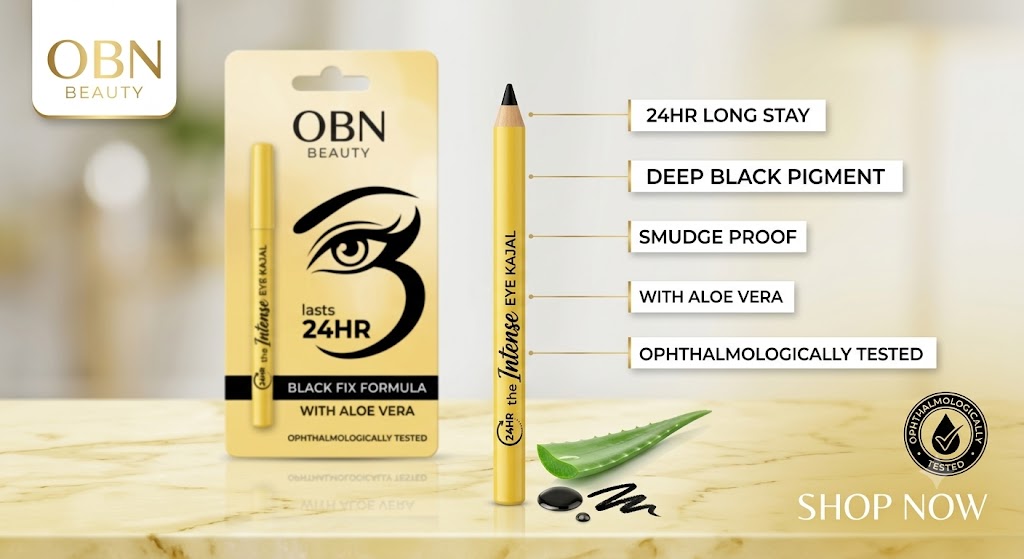 Pack of 1 OBN intense eye kajal