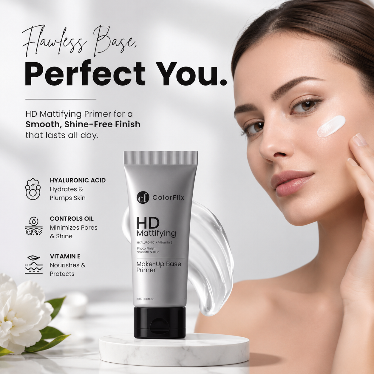 ColorFlix HD Mattifying Makeup Primer – Smooth, Shine-Free & Long-Lasting Base
